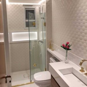 box para banheiro articulado